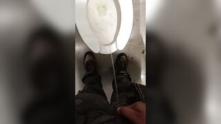 Peeing in a public bathroom - 3 image