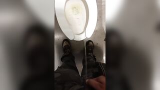 Peeing in a public bathroom - 4 image