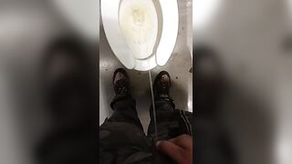 Peeing in a public bathroom - 6 image