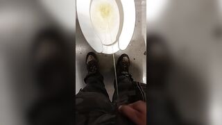 Peeing in a public bathroom - 8 image