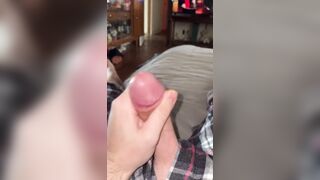 Quick Cumshot from BIG White Cock!! - 4 image