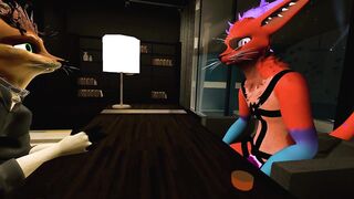 Furries fucking in the office - 3 image