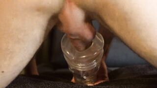 Straight guy - Big Cock - Fleshlight - Moaning - Cumshot - 6 image