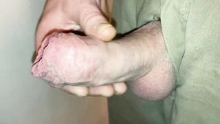Foreskin slow handjob with thick cum explosion - 2 image