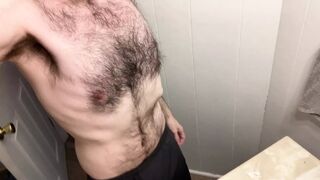 Showing off my very hairy chest - 1 image