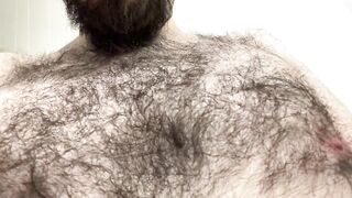 Showing off my very hairy chest - 3 image