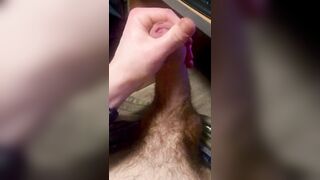 haven't shaved myself in a while (young hairy german amateur big cock cum pov) - 5 image