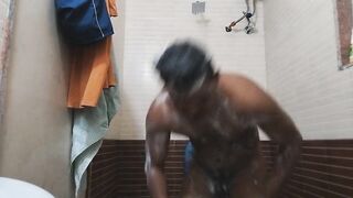 Handjob blowjob pumping bhatharoom cleaning now post video - 9 image