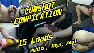Cumshot Compilation #4 - 15 Loads - 1 image