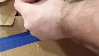 Homemade glory hole with blowjob on dildo - 5 image