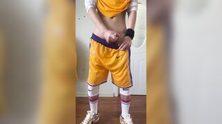 Masturbation show by basketball boy - 2 image