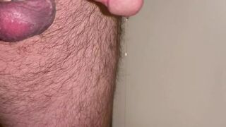 Anal Steve eating his own precum and a massive load of ruined orgasm cum and he licks it all up - 1 image