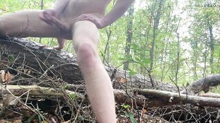 Sperm in the forest! Hot naked boy - 5 image