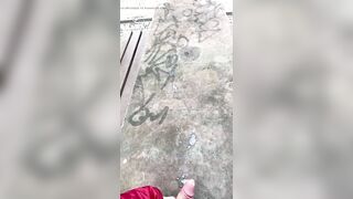 hot cum fountain on a table long distance