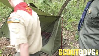 ScoutBoys - hot DILF scoutmaster seduces and fucks scout raw - 2 image