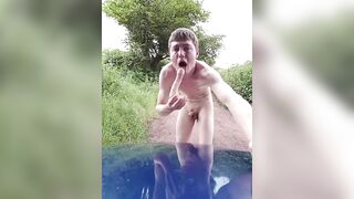 Nude in public deepthroating a dildo sissyfaggotbilly - 9 image