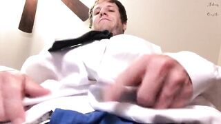 Alpha N Suit Makes Pansy Lick Balls POV PREVIEW - 2 image