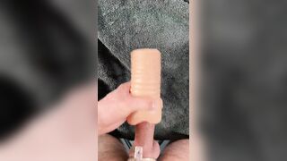 Amateur POV chastity cage sex toy anal cumshot - 9 image
