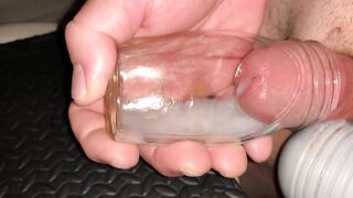 Small Penis Cumming In A Little Bottle - 10 image