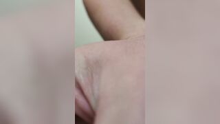 Daddy cums in his hand for his little slut to eat (up close cumshot) - 2 image