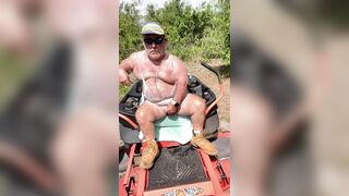 Golden Shower After Mowing with Lots Of Cum - 7 image