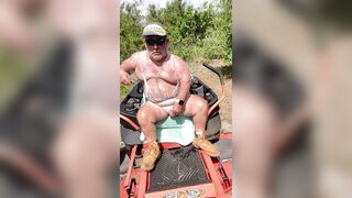 Golden Shower After Mowing with Lots Of Cum - 9 image