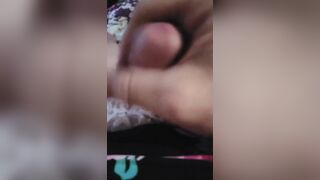 Masturbating in my pink lace panties - 10 image