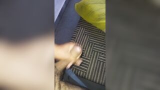 Doing cumshot in front of step sister and release a lot of cum in front of her. - 6 image