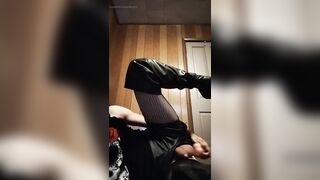 Sissy slut pounds tight ass with dildo - 10 image