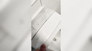 Cum in office toilet - 10 image