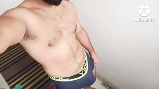 Indian desi hairy showing his big tool and big ass wanted big cock in his ass hole - 10 image
