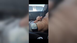 handjob in the middle of the day in a parking lot + Bonus at the end of the video! - 1 image