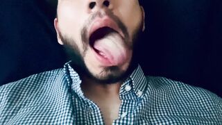 Mouth & Tongue Fetish (ASMR Mouth sounds and jerking off) - 3 image