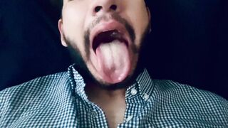 Mouth & Tongue Fetish (ASMR Mouth sounds and jerking off) - 4 image