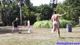 Straight hazed twink fucked outdoor at hazing - 2 image