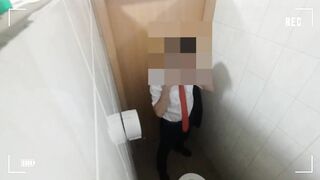 Elegantly Security Big Dick Piss And Cum in Toilet - 10 image