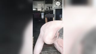 sucking and getting fucked by a big dildo - 9 image