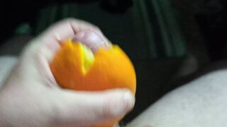 Making orange juice with my cock - 10 image