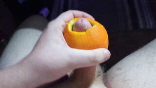 Making orange juice with my cock - 4 image