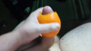 Making orange juice with my cock - 7 image