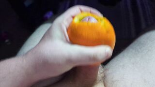 Making orange juice with my cock - 8 image