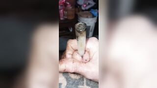Jerking off the cock head and shaft and finger fucking in the urethra that has as split in half - 10 image