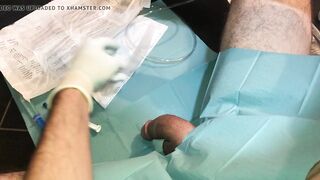 First Time painful catheter insertion peehole cumshot - 4 image