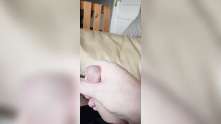 My Friend Is Lying on the Sofa and Cums His Cock and Plays with His Little Cock and Glans - 5 image