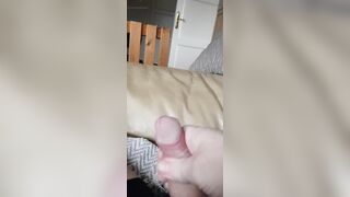 My Friend Is Lying on the Sofa and Cums His Cock and Plays with His Little Cock and Glans - 9 image