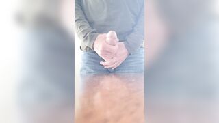 Mature Daddy Double Fisted Cumshot