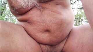 Public bb fuck with a married grandpa - 9 image