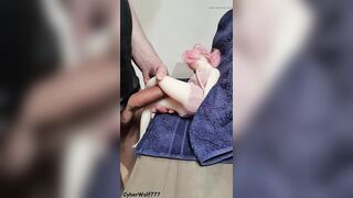 0003 mini sex doll has a crazy urge to milk my cock