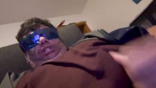 Big sprays on black shirt. - 3 image