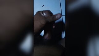 I shook the dick on the floor